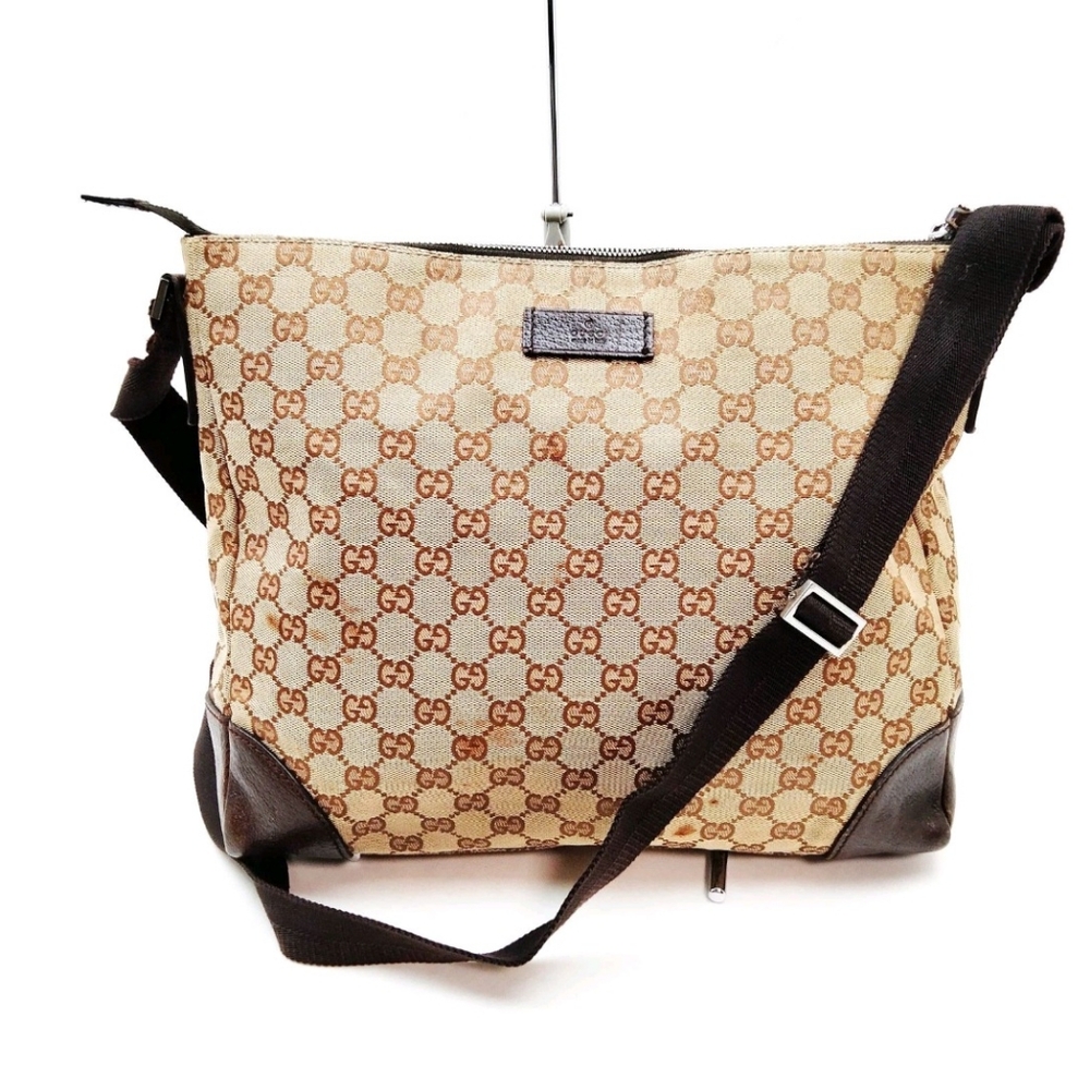 Gucci GG Pattern Crossbody Bag